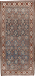 Antique Caucasian Runner Rug (4' x 9')